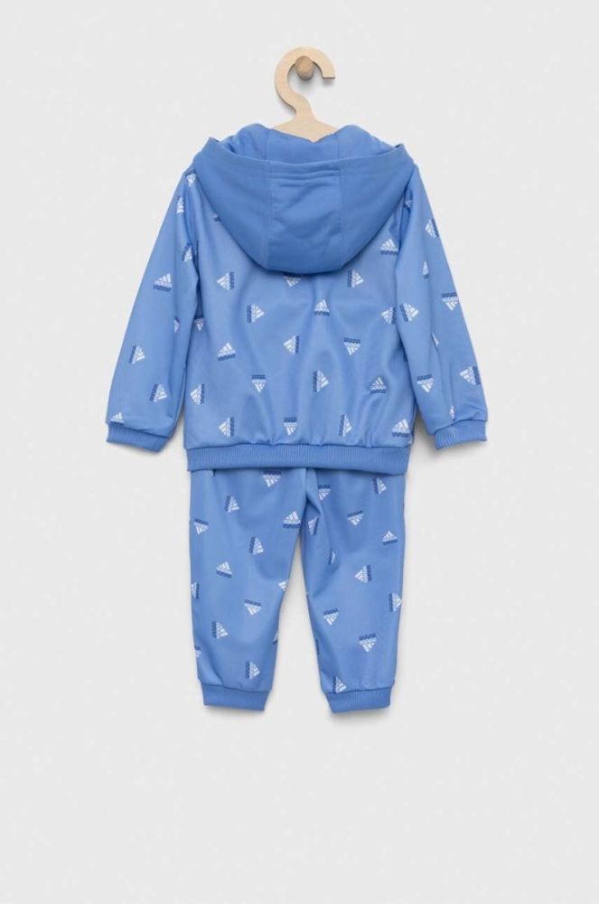 Дитячий спортивний костюм adidas I BLUV SHINY колір блакитний фото 2