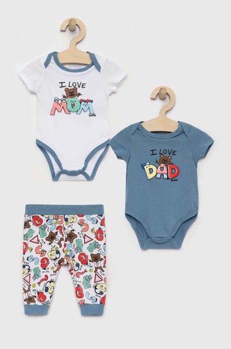 Комплект для немовлят Guess колір блакитний (2870496)