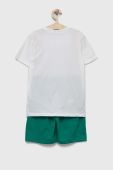 Дитячий бавовняний комплект United Colors of Benetton колір зелений (3291543)