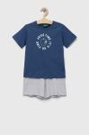 Дитячий бавовняний комплект United Colors of Benetton колір синій (3279087)