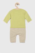 Дитячий бавовняний комплект United Colors of Benetton колір зелений (3166629)