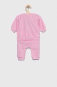 Cпортивний костюм для немовлят United Colors of Benetton колір рожевий