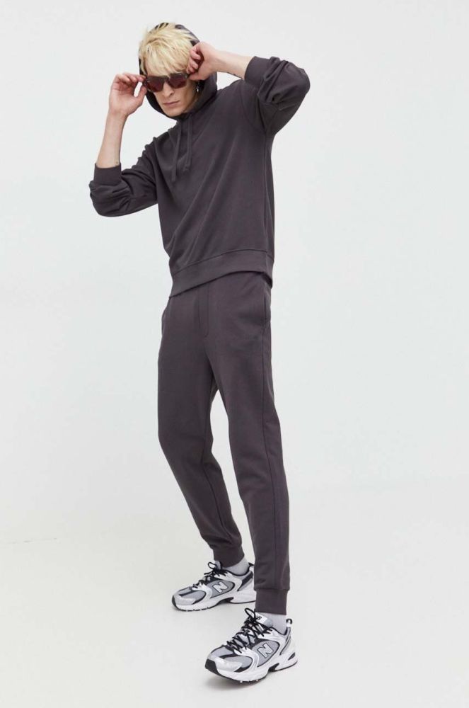 Бавовняний спортивний костюм HUGO колір сірий (3480629)