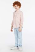 Дитяча бавовняна сорочка Guess колір рожевий
