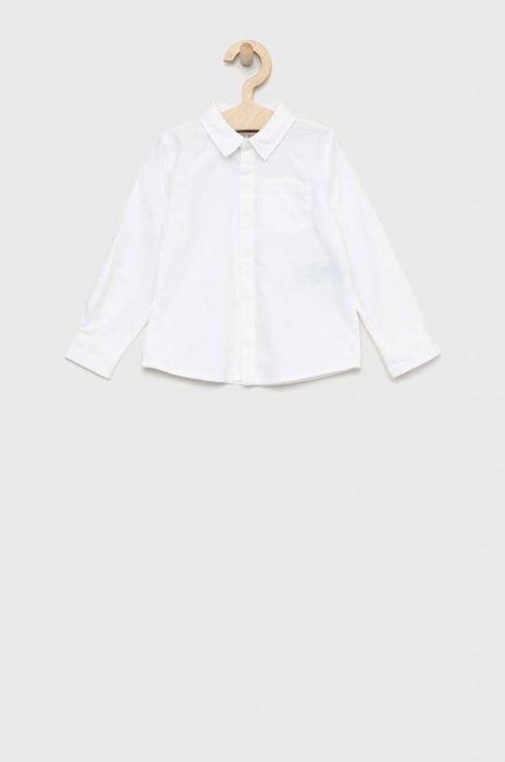 Дитяча бавовняна сорочка Guess колір білий (2933566)