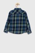 Дитяча бавовняна сорочка Guess колір блакитний (2905704)