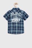 Дитяча бавовняна сорочка Guess колір блакитний (2917070)