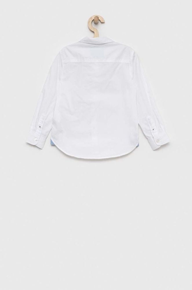 Дитяча бавовняна сорочка Pepe Jeans колір білий (2969017) фото 2