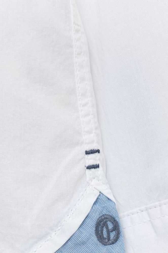 Дитяча бавовняна сорочка Pepe Jeans колір білий (2969017) фото 3