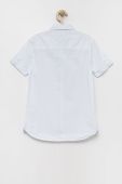 Дитяча бавовняна сорочка Pepe Jeans Misterton колір білий