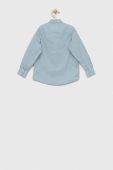 Дитяча сорочка Pepe Jeans Non-denim колір блакитний