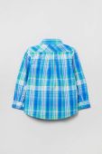 Дитяча бавовняна сорочка OVS колір блакитний (3044086)