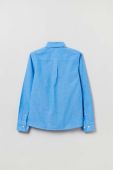 Дитяча бавовняна сорочка OVS колір блакитний (3116591)