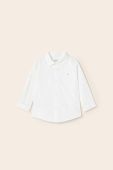 Дитяча бавовняна сорочка Mayoral колір білий (2954328)