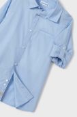 Дитяча бавовняна сорочка Mayoral колір блакитний (2974092)