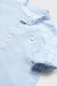 Дитяча сорочка з домішкою льну Mayoral колір блакитний (3051942)