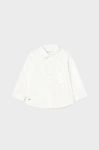 Бавовняна сорочка для немовля Mayoral колір білий (2943020)