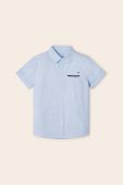 Дитяча бавовняна сорочка Mayoral колір блакитний (2983994)
