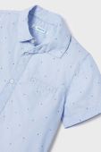 Дитяча бавовняна сорочка Mayoral колір блакитний (2947165)