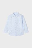 Дитяча бавовняна сорочка Mayoral колір блакитний (2943032)