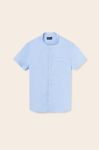 Дитяча бавовняна сорочка Mayoral колір блакитний (2947196)