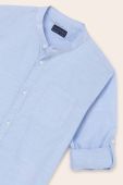 Дитяча бавовняна сорочка Mayoral колір блакитний (2943081)