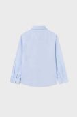 Дитяча бавовняна сорочка Mayoral колір блакитний (2974129)