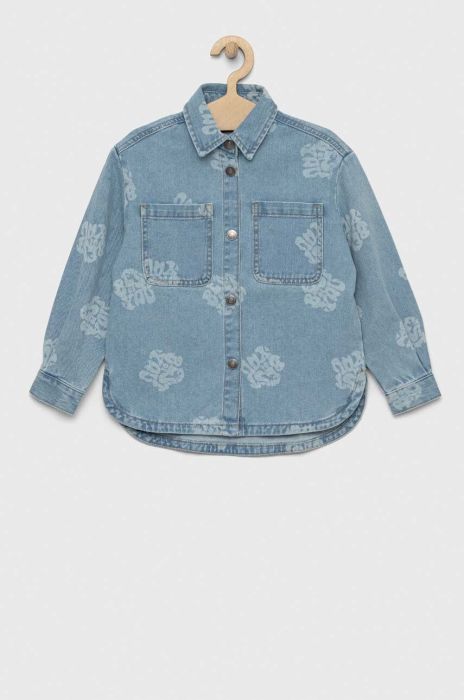 Дитяча джинсова сорочка United Colors of Benetton колір блакитний (3039164)