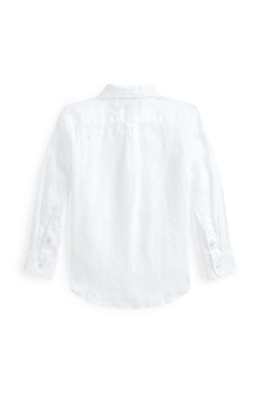 Дитяча лляна сорочка Polo Ralph Lauren колір білий (2964986) фото 2