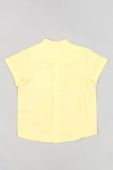 Дитяча сорочка з домішкою льну zippy колір жовтий
