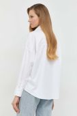 Сорочка Guess жіноча колір білий relaxed класичний комір (2850807)