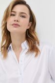 Сорочка Guess жіноча колір білий regular класичний комір (2921936)