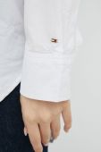 Бавовняна сорочка Tommy Hilfiger жіноча колір білий relaxed класичний комір (2885265)