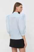 Сорочка Custommade Blossom жіноча relaxed колір блакитний