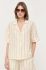 Сорочка Notes du Nord жіноча колір жовтий relaxed класичний комір