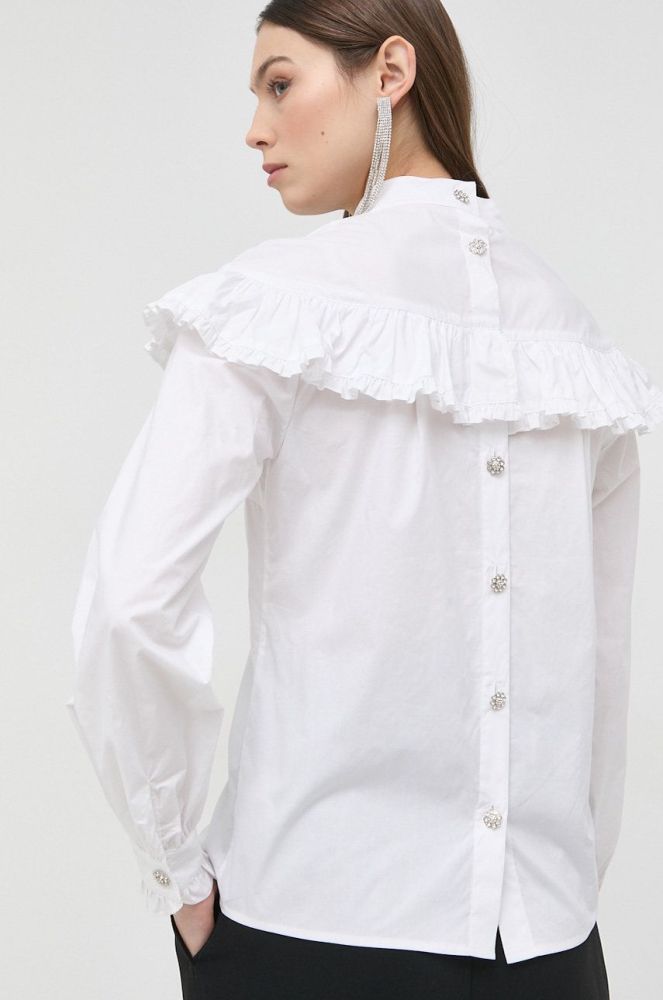 Бавовняна сорочка Custommade жіноча колір білий regular