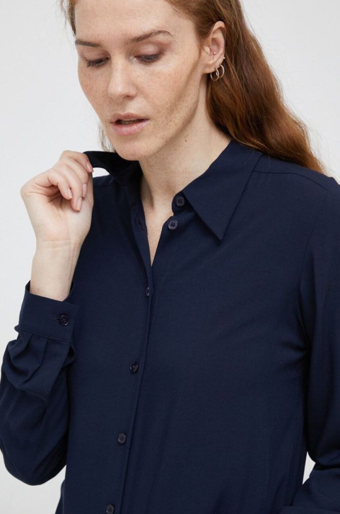 Сорочка Polo Ralph Lauren жіноча колір рожевий regular класичний комір фото 4