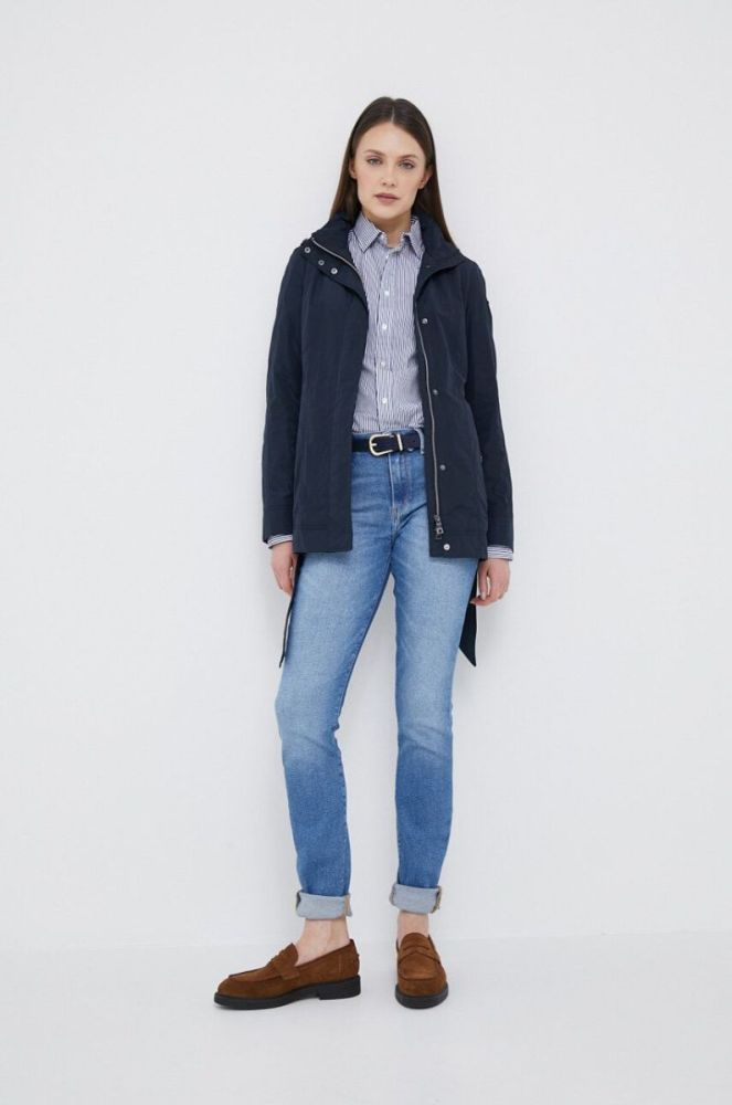 Сорочка Polo Ralph Lauren жіноча regular класичний комір колір блакитний (3013611) фото 2