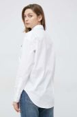 Бавовняна сорочка Lauren Ralph Lauren жіноча колір білий relaxed класичний комір