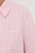 Сорочка Guess жіноча колір рожевий regular класичний комір (3212951)