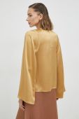 Блузка By Malene Birger Brynnas жіноча колір жовтий однотонна