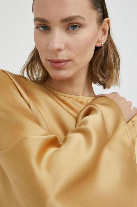 Блузка By Malene Birger Brynnas колір жовтий фото 4