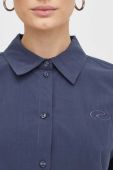 Бавовняна сорочка R?sum? жіноча колір синій relaxed класичний комір