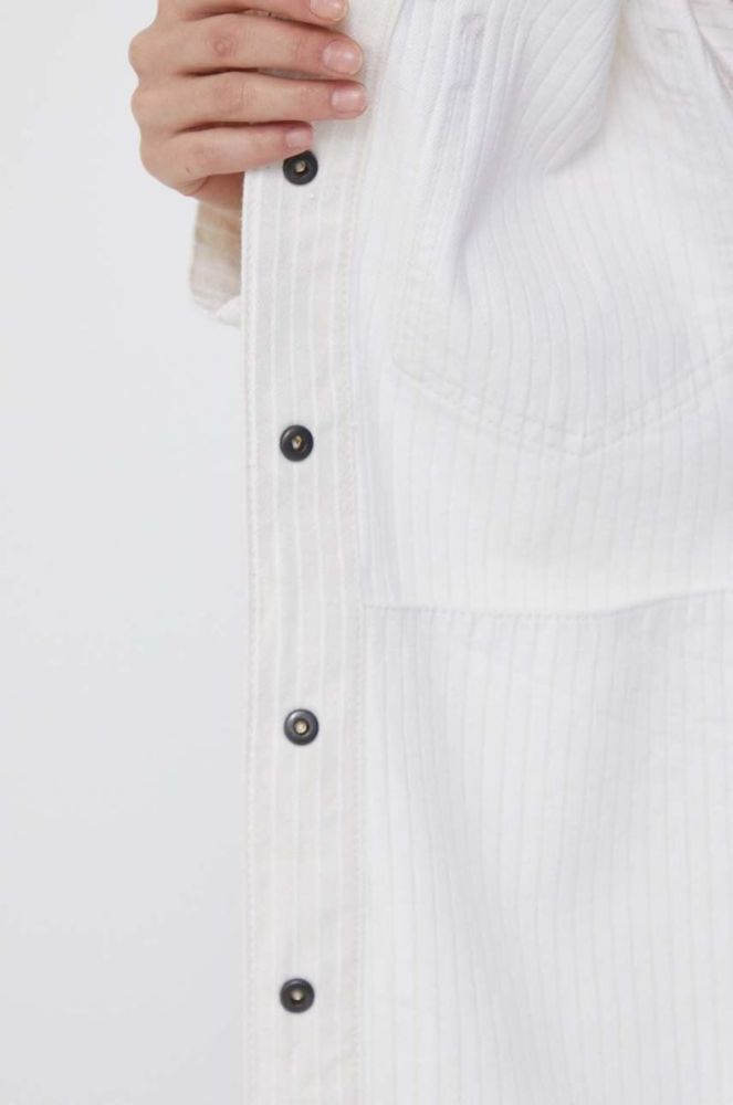 Бавовняна сорочка Pepe Jeans River Stripe жіноча колір білий relaxed класичний комір фото 6
