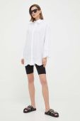 Бавовняна сорочка Twinset жіноча колір білий relaxed класичний комір