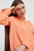 Сорочка Joop! жіноча колір помаранчевий regular класичний комір