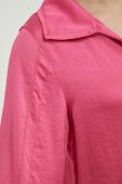 Сорочка American Vintage жіноча колір рожевий regular класичний комір