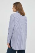 Бавовняна сорочка MAX&Co. жіноча regular класичний комір колір блакитний (3044124)