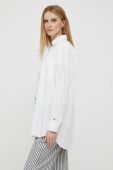 Бавовняна сорочка Tommy Hilfiger жіноча колір білий relaxed класичний комір (3250766)