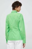 Бавовняна сорочка Tommy Hilfiger жіноча колір зелений regular класичний комір (3007227)